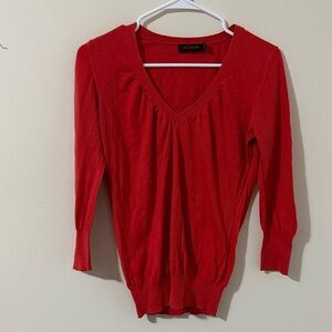 The Limited Vibrant Red Knit Top